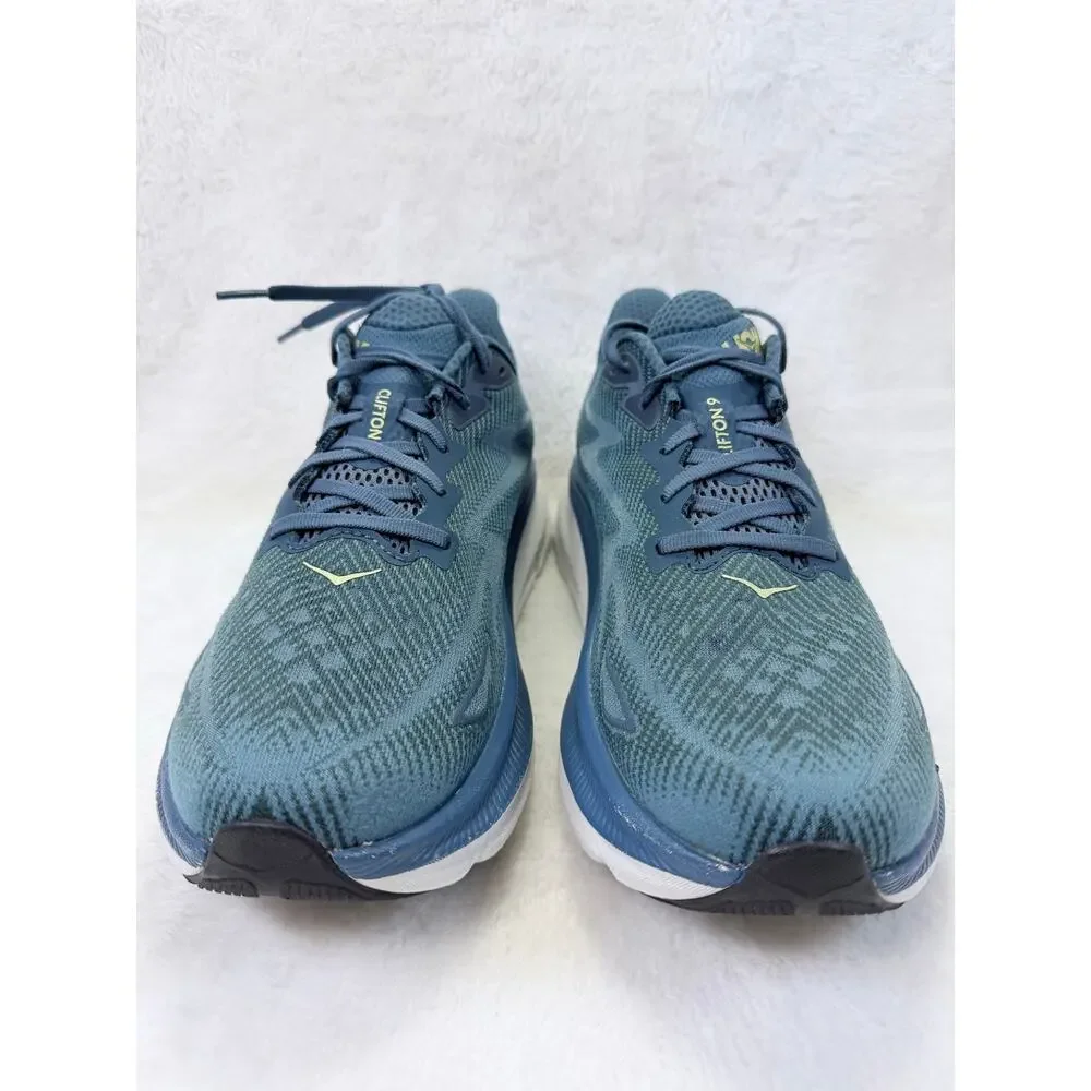 Hoka Clifton 9 Mens Running Shoes Mountain Spring Blue Sapphire Size 11D